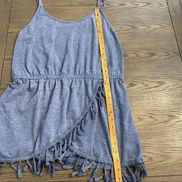 victoria’s Secret Blue Tassel Swim Coverup Dress Size Medium - Picture 10 of 12
